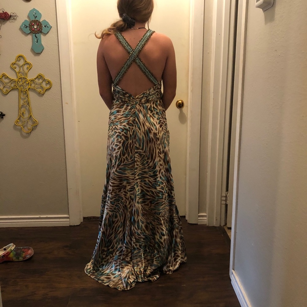 Leopard prom dress!